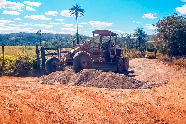 Área rural da Fercal ganha 14 km de estradas patroladas