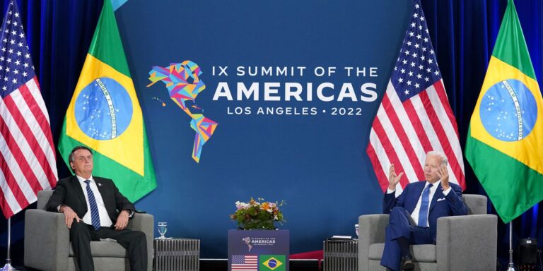 Presidentes Bolsonaro e Biden fazem reunião bilateral nos EUA