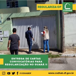 Começa coleta de documentos para regularização de imóveis no Guará II