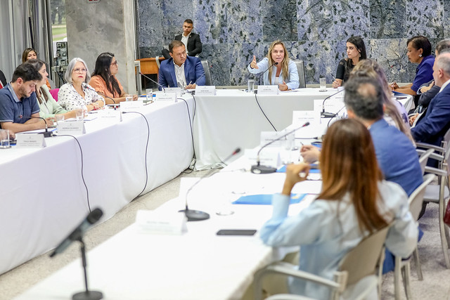 Governadora em exercício Celina Leão coordena a primeira reunião da força-tarefa para o combate ao feminicídio