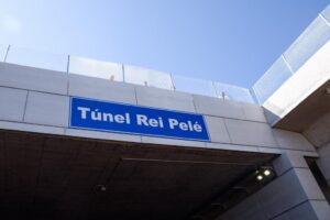 Administração participa da inauguração do túnel Rei Pelé