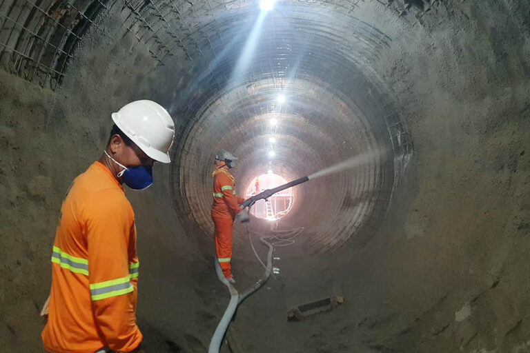 Túneis escavados do Drenar DF começam a ser concretados