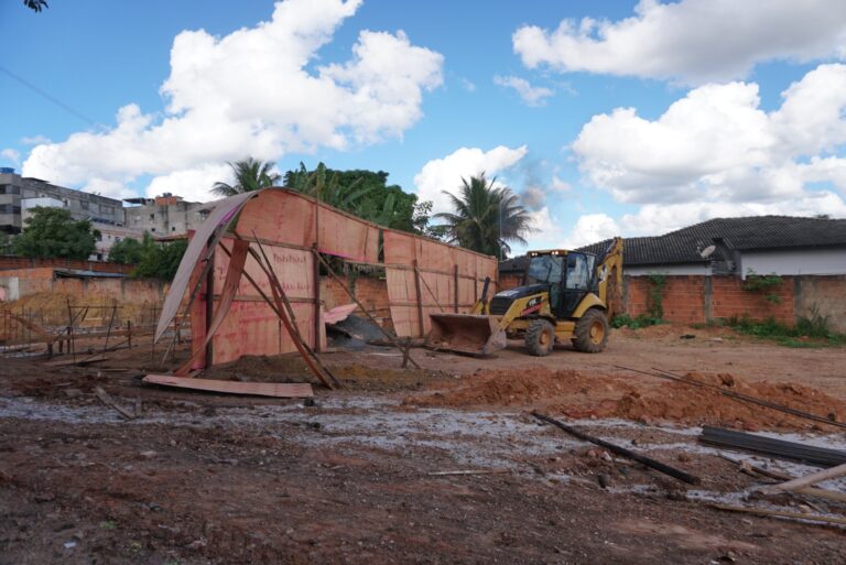 Construção irregular em área pública é desobstruída no Guará