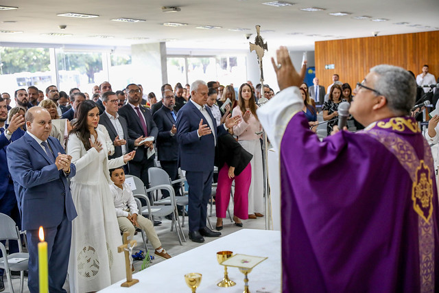 11/12/2024 - Missa de Ação de Graças no Palácio do Buriti marca agradecimento pelo ano de 2024