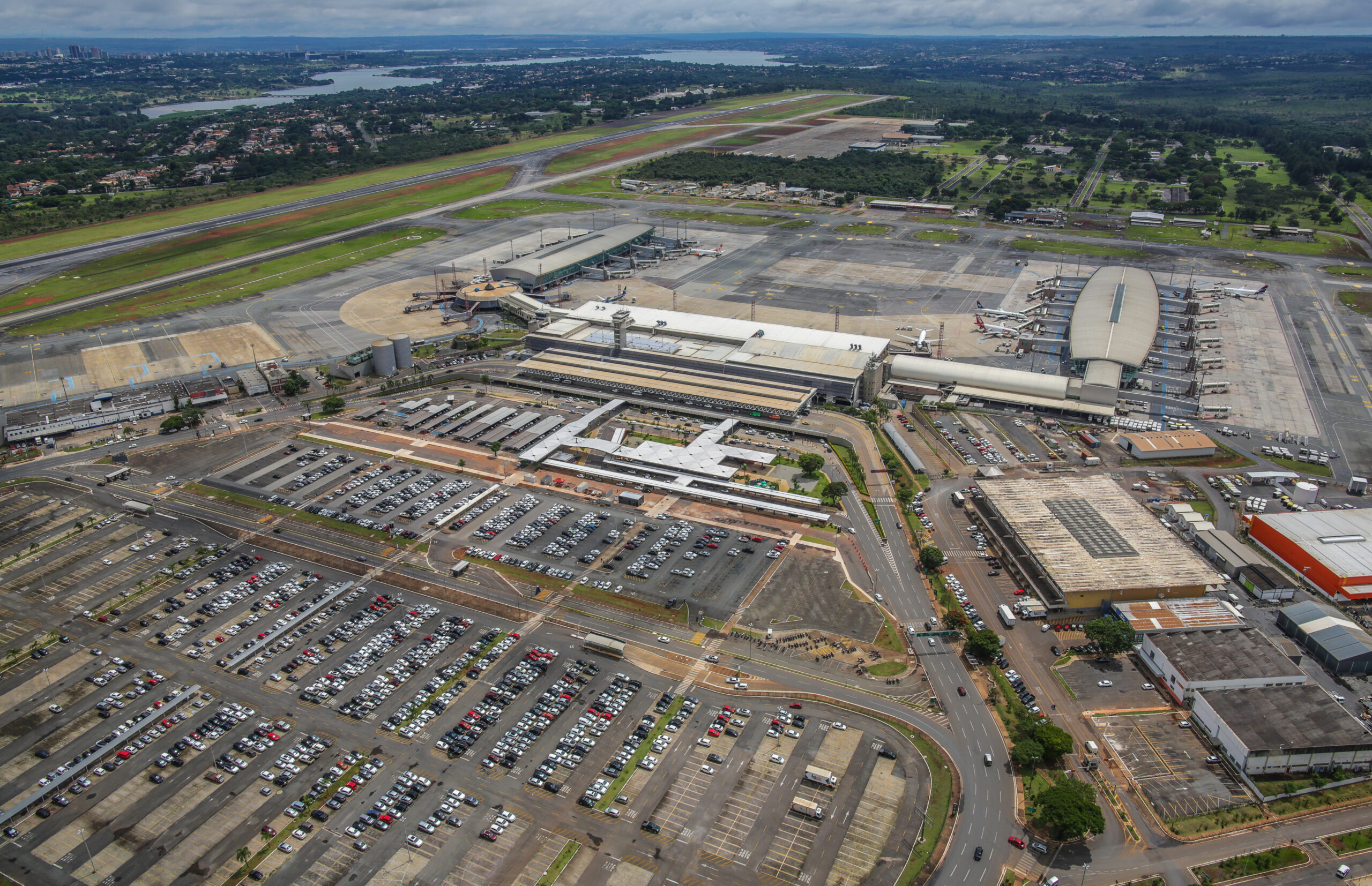 Aeroporto Internacional de Brasília é um dos destaques apontados | Foto: Inframerica/Divulgação